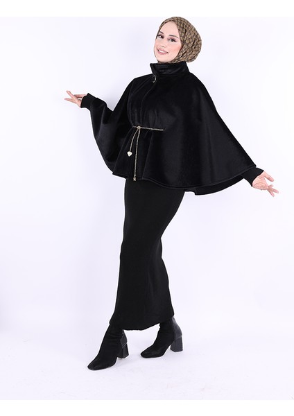 Zincir Kemer Detaylı Panço 70032 Siyah fiyatları