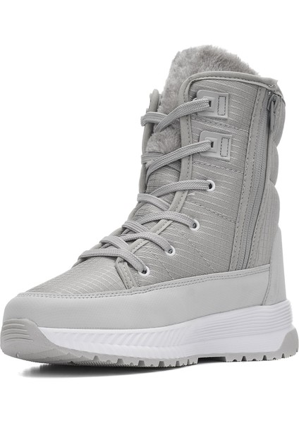 Günlük Kadın Kar Botu Kürklü Bağcıklı Fermuarlı Rahat Yüksek Kalın Tırtıklı Taban Bootie 815 indirimleri