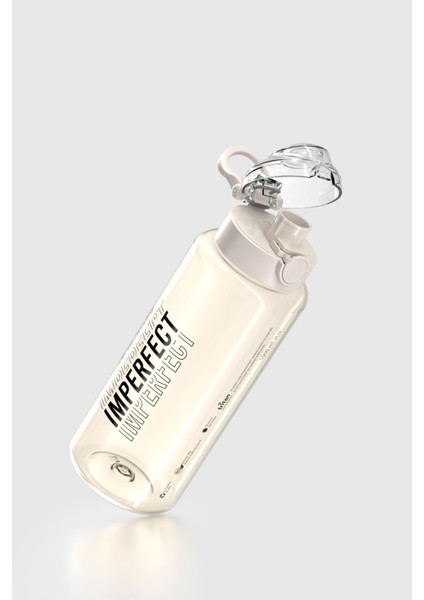 Saga Loop Yazı Desenli 1000 ml Tritan Matara 912138 Bej modelleri