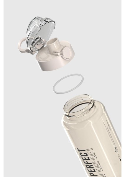 Saga Loop Yazı Desenli 1000 ml Tritan Matara 912138 Bej fırsatları