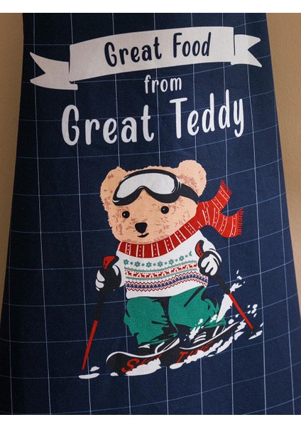 Ayı Teddy Baskılı Mutfak Önlüğü (W5) fiyatları