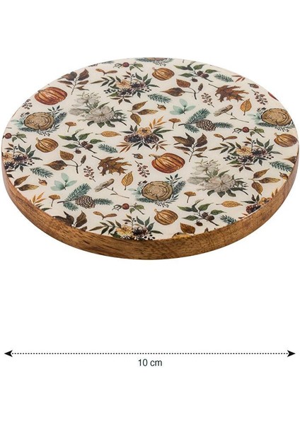 Karişik Çiçekli Dekoratif Bardak Altlığı 4'lü (W5) indirimleri