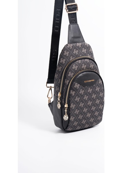 Füme - Siyah SP959 Kadın Bel Çantası modelleri