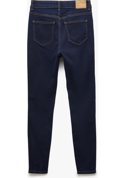 Yüksek Bel Dar Paça Toparlayıcı Jean Pantolon - Skinny Jeans indirimleri