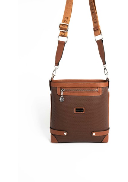 Kahve - Taba SP1120 Kadın Çapraz Çanta