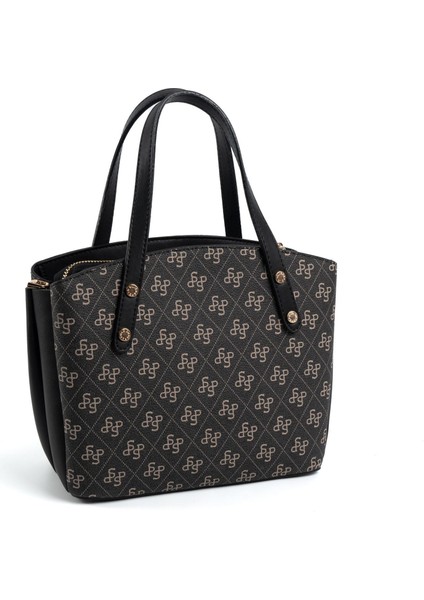 Füme - Siyah SP1021 Kadın El Çantası modelleri