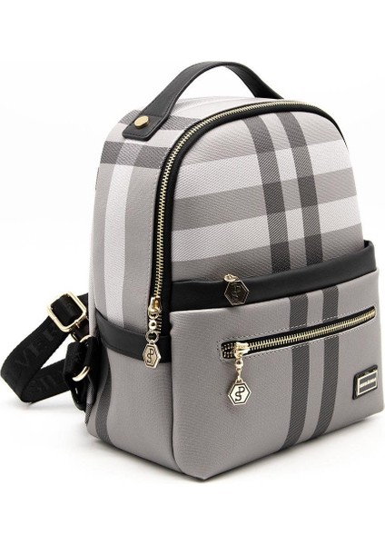 Gri - Siyah SP1061 Kadın Sırt Çantası modelleri