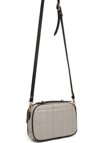 Siyah Beyaz - Siyah SP1186 Kadın Çapraz Çanta fırsatları