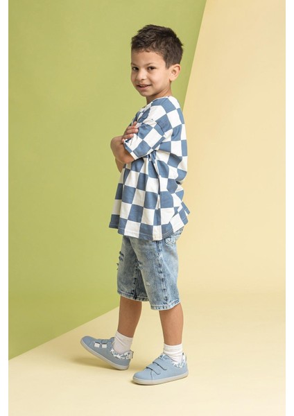 Smart Walker Canvas Play Toz Mavi Çocuk Ayakkabı indirimleri