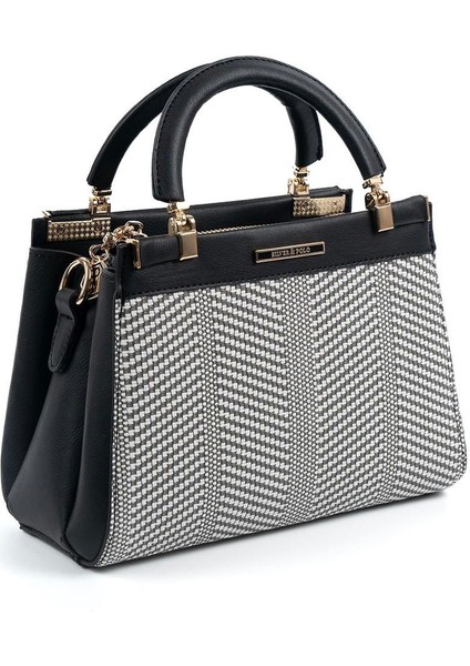 Siyah Beyaz - Siyah SP1193 Kadın El Çantası fiyatları