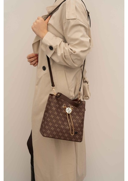 Kahve SP967 Kadın Çapraz Çanta