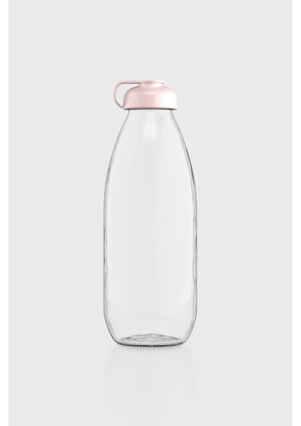 Milky 1000 ml Cam Şişe 181009 Toz Pembe