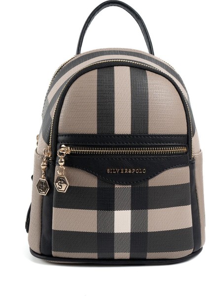 Kahve - Siyah SP983 Kadın Sırt Çantası