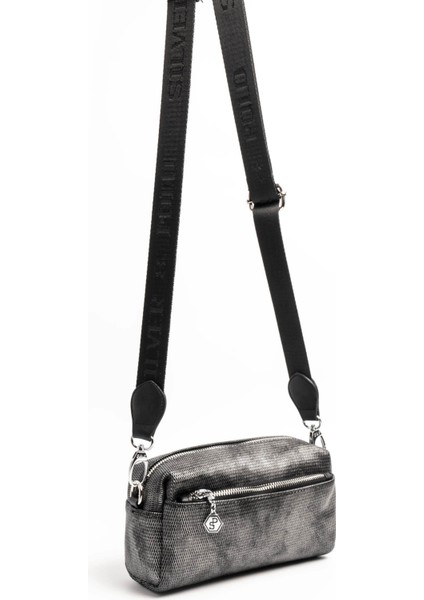 M.gümüş - Siyah SP1142 Kadın Çapraz Çanta modelleri