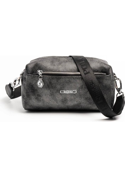 M.gümüş - Siyah SP1142 Kadın Çapraz Çanta fırsatları
