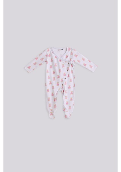 Bg Store Kız Bebek Desenli Tulum