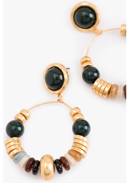 Sallantılı Halka Boncuklu Küpe fiyatları