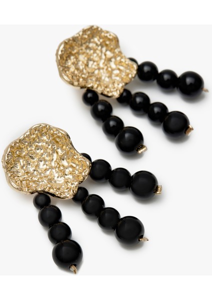 Dokulu Sallantılı Boncuklu Küpe fiyatları