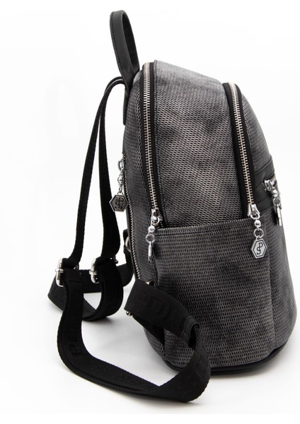 M.gümüş - Siyah SP1161 Kadın Sırt Çantası modelleri