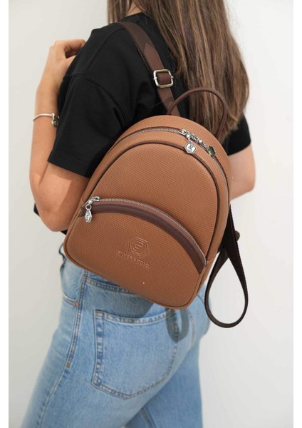 Karamel - Kahve SP945 Kadın Sırt Çantası