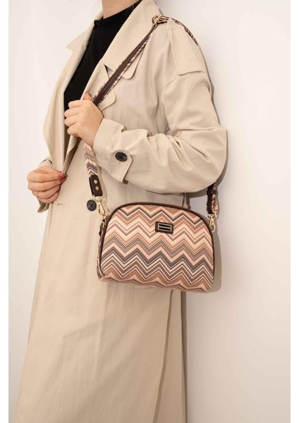 Nut - Kahve SP765 Kadın Çapraz Çanta