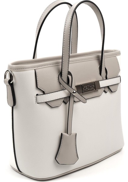 Beyaz - A.gri SP1185 Kadın El Çantası fiyatları