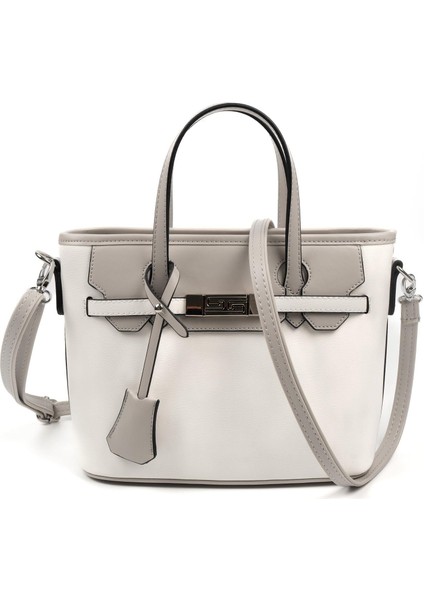 Beyaz - A.gri SP1185 Kadın El Çantası indirimleri