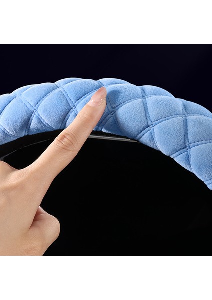 38 cm D Şeklinde Araba Direksiyon Simidi Kılıfı Kışlık Tüylü Ayıcık Direksiyon Simidi Koruyucu-Gri (Yurt Dışından) indirimleri