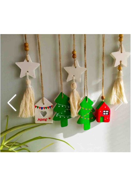 Yılbaşı Noel Çam Ağacı Süsü Yıldız Dekoratif