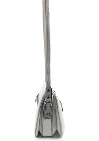 Beyaz - A.gri SP818 Kadın Çapraz Çanta modelleri