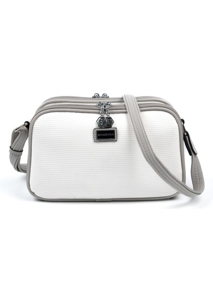 Beyaz - A.gri SP899 Kadın Çapraz Çanta indirimleri