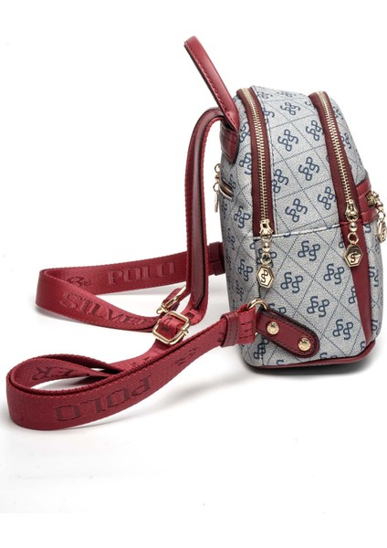 Gri - Bordo SP983 Kadın Sırt Çantası fırsatları