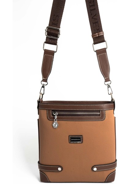 Karamel - Kahve SP1120 Kadın Çapraz Çanta