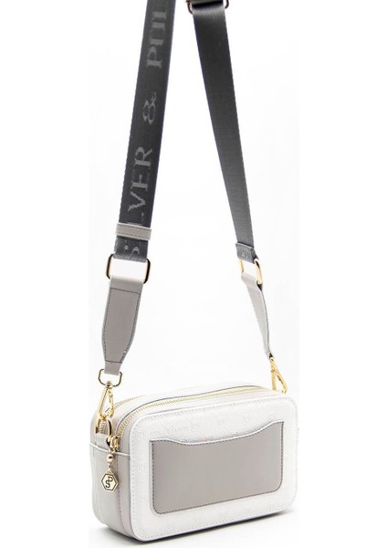 Beyaz - A.gri SP1078 Kadın Çapraz Çanta fırsatları