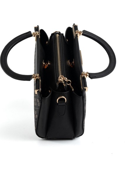 Füme - Siyah SP1193 Kadın El Çantası modelleri