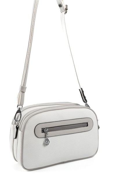 Beyaz - A.gri SP745 Kadın Çapraz Çanta fırsatları