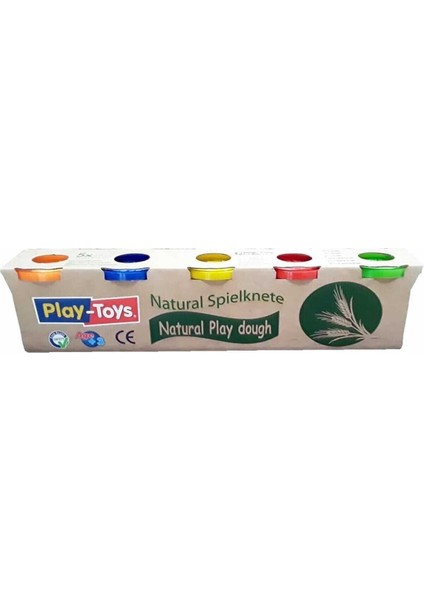 Natural 5'li Renkli Oyun Hamuru Seti 1. Sınıf Buğday Unu 5x100 g – Çocuklar İçin El Becerisi ve Yaratıcılık Geliştirici fiyatları