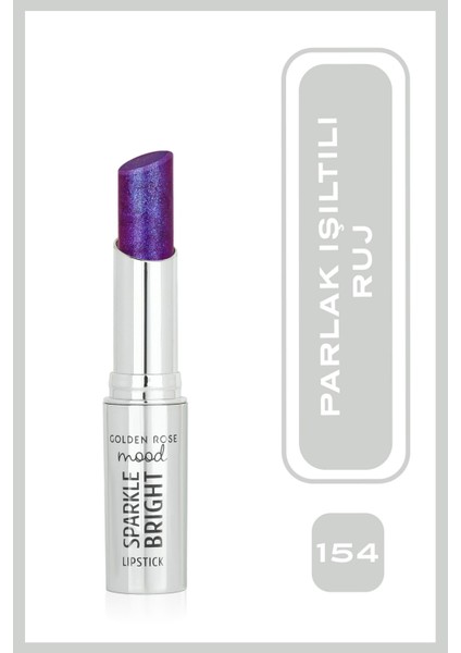 Mood Sparkle Işıltılı Ruj NO:154 Violet Fizz
