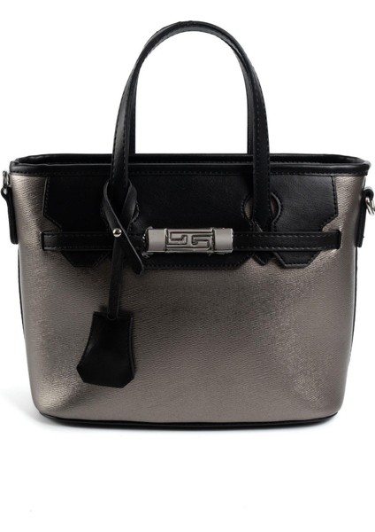 Platin - Siyah SP1185 Kadın El Çantası