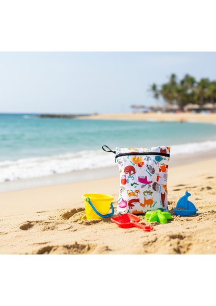 Zoo, 30X37CM, Su Geçirmez, Islak Mayo Bebek Bakım Çanta/torba Organizer indirimleri