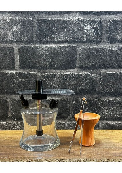 Siyah Küçük Çantalı Nargile Takımı