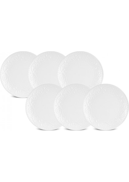 Safir 6 Parça Porselen Kek/pasta Takımı 21 cm indirimleri