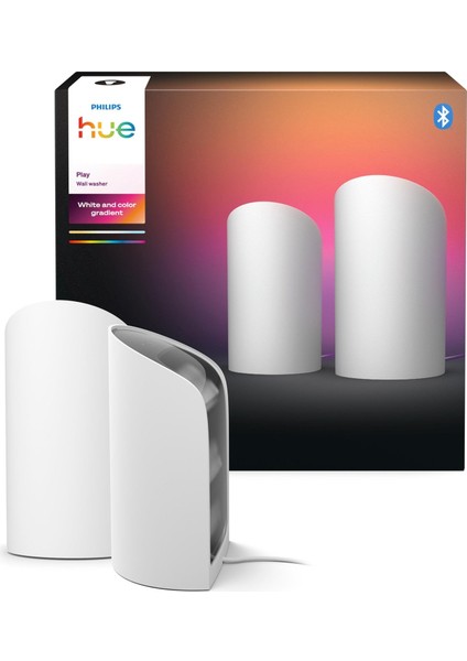 Hue Flare 2'li Paket Akıllı Duvar Aydınlatma - Beyaz