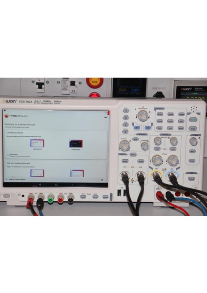 FDS1102A Android Osiloskop Çok Fonksiyonlu 100 Mhz 14-Bit fırsatları