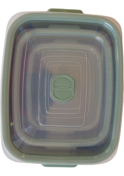 3'lü Mikrofresh Saklama Kabı Seti (0,5 L + 1 L + 2 L) - Mikrodalga, Bulaşık Makinesi Uyumlu