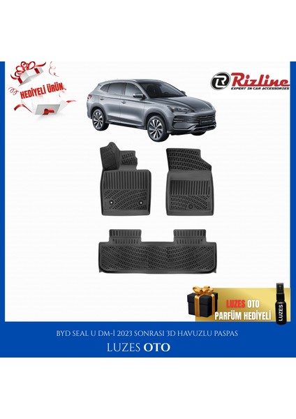 Byd Seal U Dm-I 3D Havuzlu Paspas 2025 Model Uyumlu