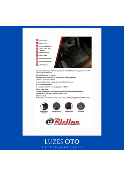 Byd Seal U Dm-I 3D Havuzlu Paspas 2025 Model Uyumlu modelleri