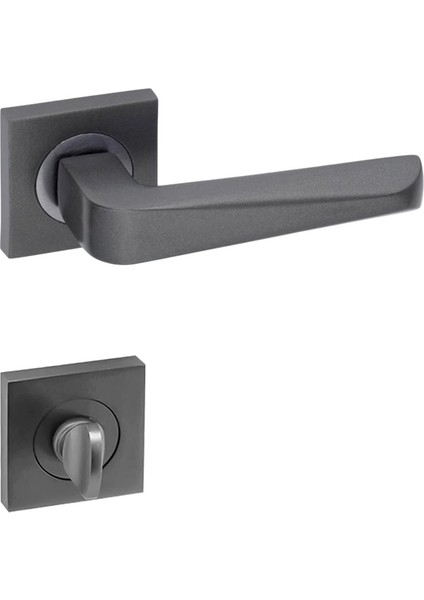 Arpat Rosa Kare Rozetli Kapı Kolu Süper Füme ( Antrasit ) Wc fiyatları