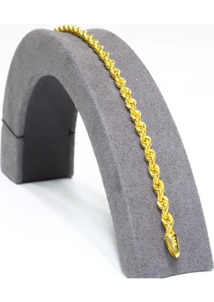 14 Ayar Gerçek Altın Halat Künye