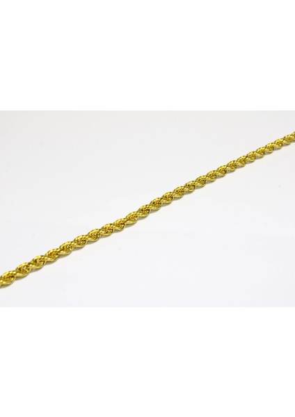 14 Ayar Gerçek Altın Halat Künye